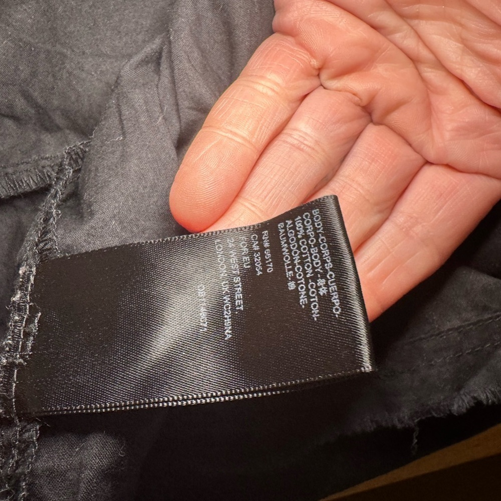 Urban Outfitters Black Button-Up Mini Dress - Picture 10 of 10